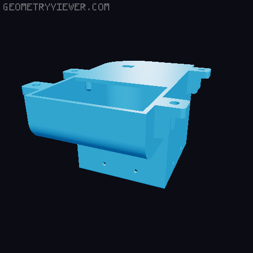 Flashforge Adventurer 5M Pro Back Panel true cold air 3D model thumbnail