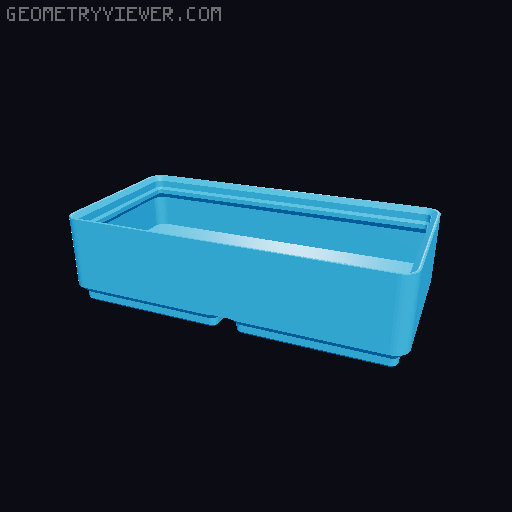 Gridfinity case for Chapman Screwdriver set 3D model thumbnail