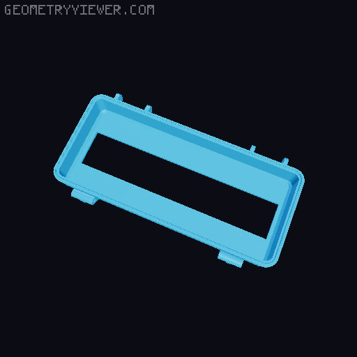 Wast Bag Rugged Box 3D model thumbnail
