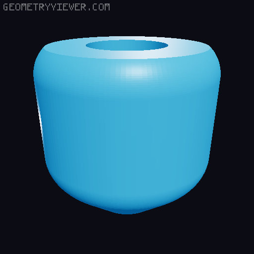Umikot V2 54 mm Breville version - split parts 3D model thumbnail