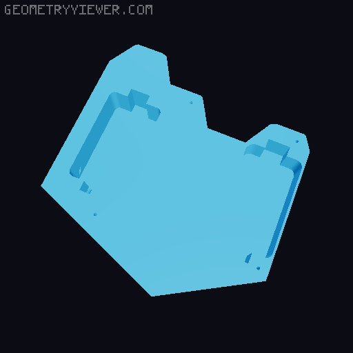 Electric Guitar with hot swappable pickups 3D model thumbnail