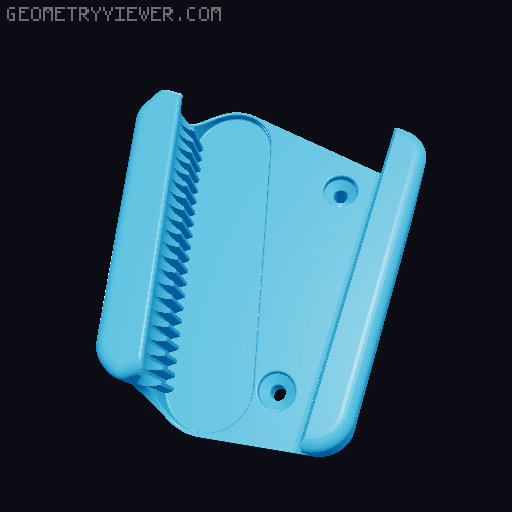 Gravity Broom Holder - Stronger 3D model thumbnail