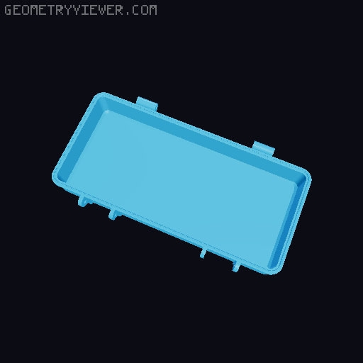 Rugged JBL Flip case 3D model thumbnail
