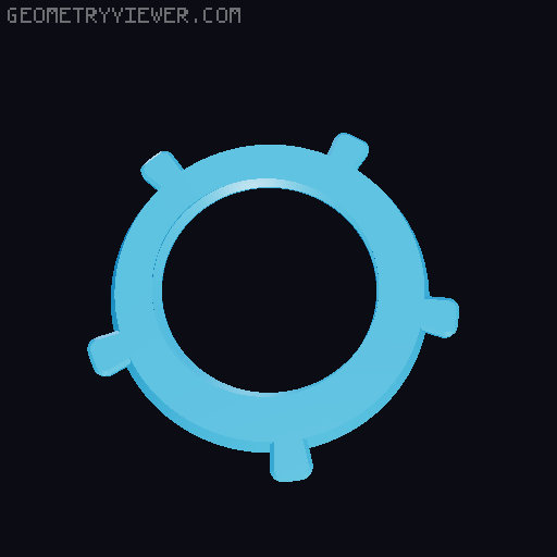 Base for dimmer 3D model thumbnail
