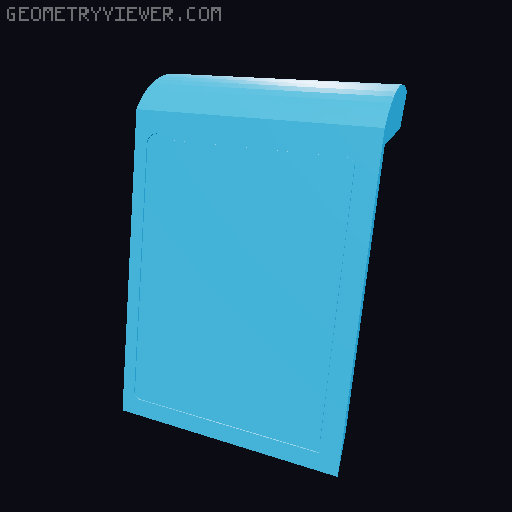 24th century hoverchair- Star Trek 3D model thumbnail
