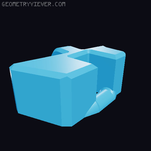 Big Flexi Rexi Split 3D model thumbnail