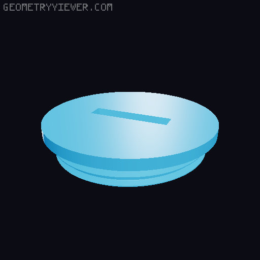 Drippy bucket piggy bank 3D model thumbnail