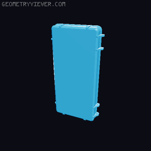 BSP D8 - Rugged box 3D model thumbnail