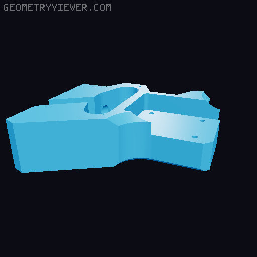 Amazon Minicaster (Prusacaster for smaller printers using the Amazon kit) 3D model thumbnail