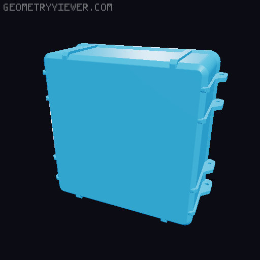 Arduino Mega Box Remix (added logo) 3D model thumbnail