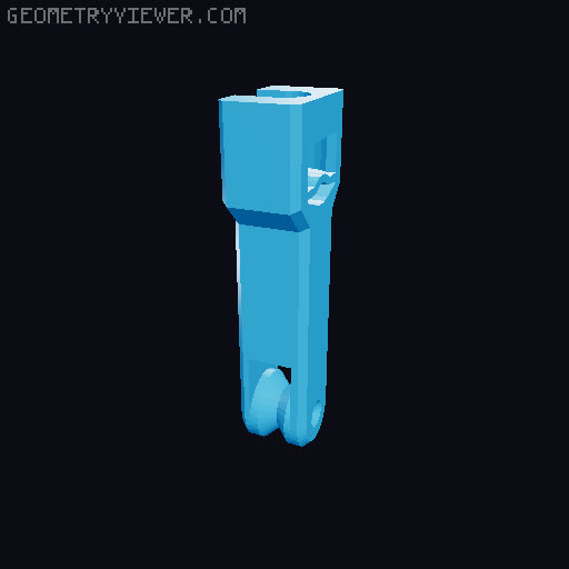 Mighty Morphin Dummy Rangers - Blue 3D model thumbnail