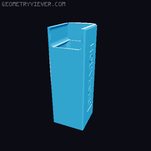 Filament Cutter Spring Latch 3D model thumbnail