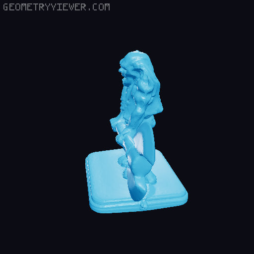 Heroquest Zombies with various axes 3D model thumbnail