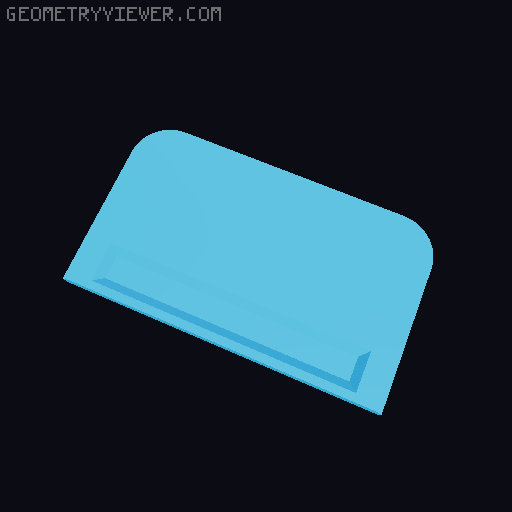 NP-F570 battery case 3D model thumbnail