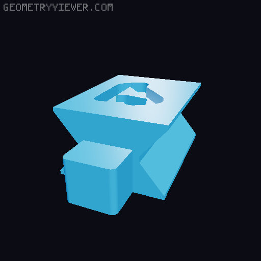Universal Tip‑to‑Open Mechanism 3D model thumbnail