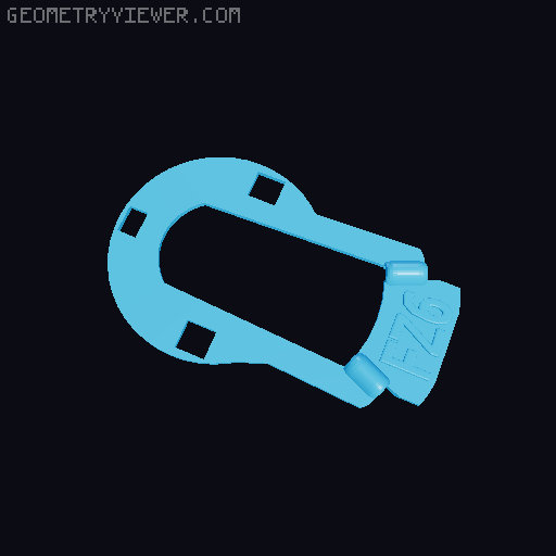 FZ6n dash trim  3D model thumbnail