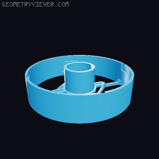 Design Ceiling Moon Lamp 3D model thumbnail