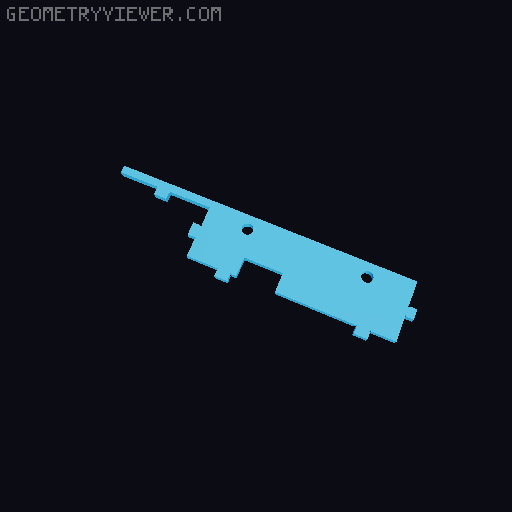 Solva Water Board Loco Lorry 3D model thumbnail