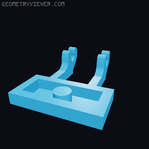 Wheelchair for Giant Minifig 3D model thumbnail
