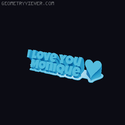 I love you... 3D model thumbnail