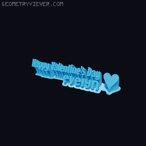 Happy Valentines Day... 3D model thumbnail