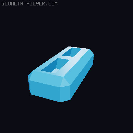 OTF Handle Knife Stand 3D model thumbnail