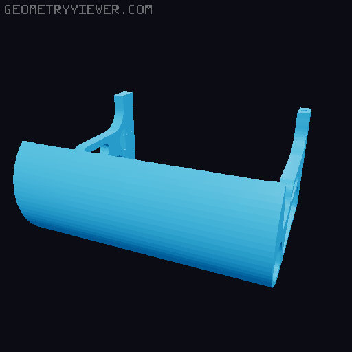 soda 6  can holder 3D model thumbnail