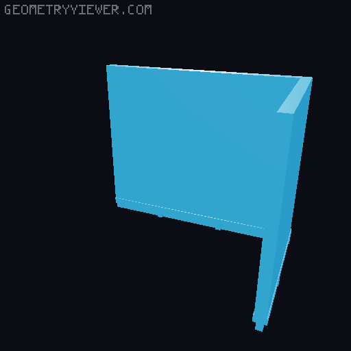 Plain Modular Terrain Walls (DND / TTRPG) 3D model thumbnail