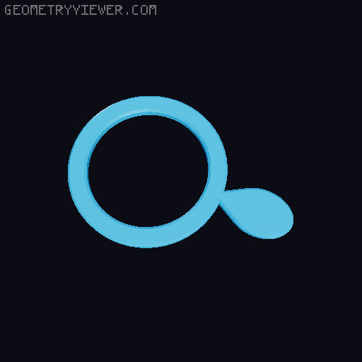 Manosaba Fidget Spinner 3D model thumbnail