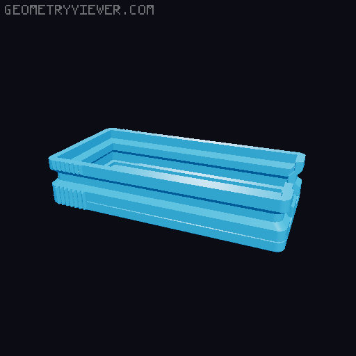 Prismatic Vase Mode Silica Gel Container. Super fast print 3D model thumbnail