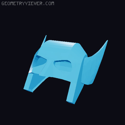 Dummy 13 Wolverine Mask and Claws resize 200% 3D model thumbnail