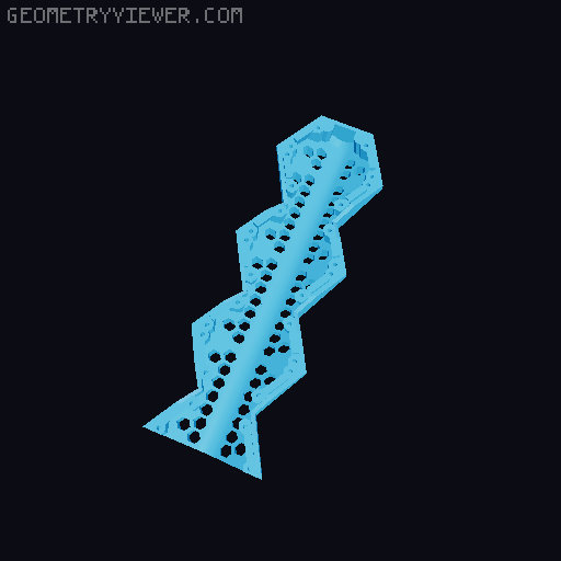Hextraction Fancy Game Board Remix 3D model thumbnail