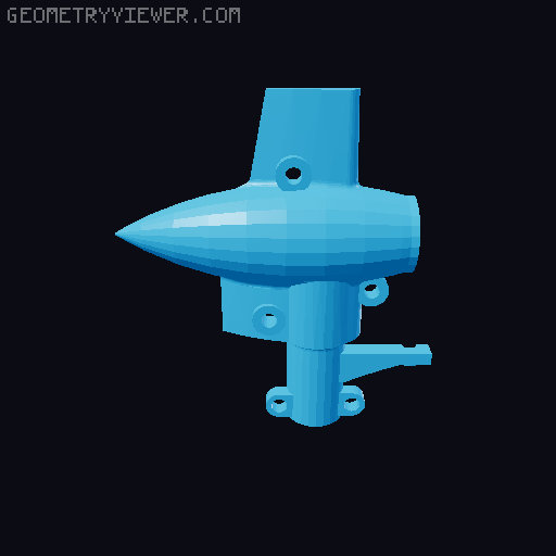 Open Outboard Motor Mk.II     gear box  mod .  (https://www.thingiverse.com/thing:5212312) 3D model thumbnail