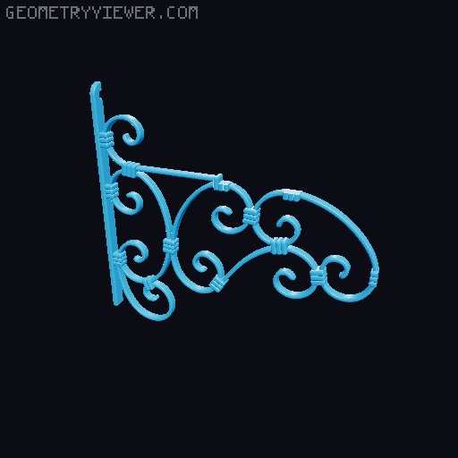 Deco-Holder 3D model thumbnail