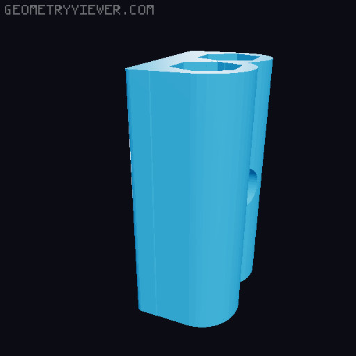 DeWalt Impact Driver Bit Holder 3D model thumbnail