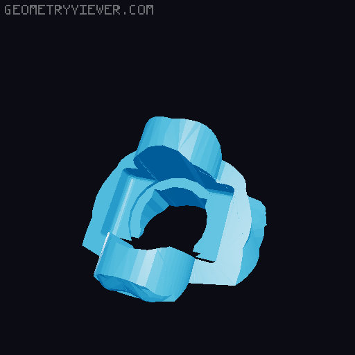 Pregnant belly for Dummy 13 3D model thumbnail