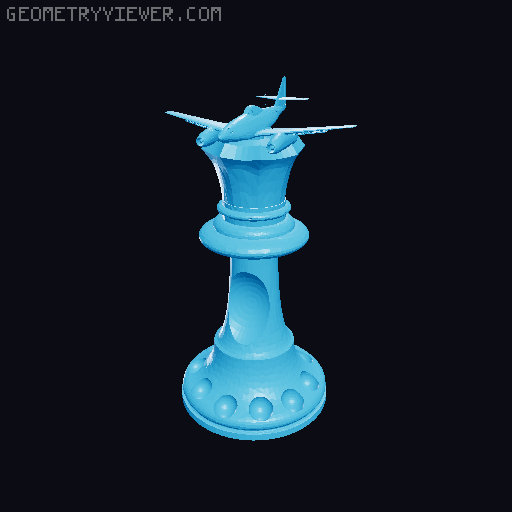 WW2 Chess 3D model thumbnail