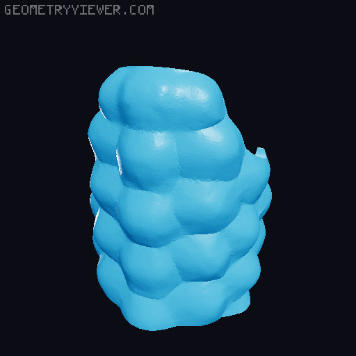 Marge Simpson Giant Minifig 3D model thumbnail