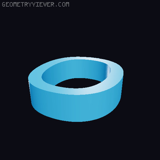 Customizable necklace letters 3D model thumbnail