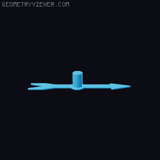 Board Game Spinner 3D model thumbnail