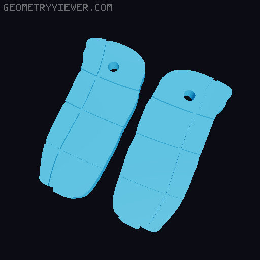 Table Hockey Kit 3D model thumbnail