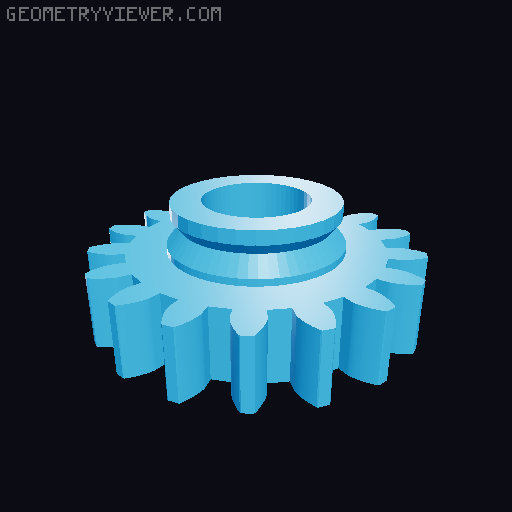 Manual 2 speed gearbox experiment 3D model thumbnail