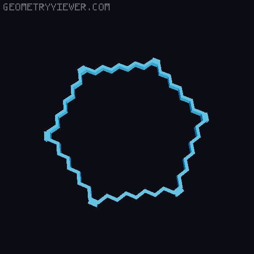 Honeycomb Photoframe 9x9 3D model thumbnail