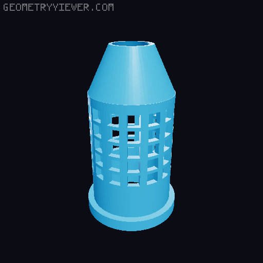 New Pot Cup / Jiffy Cup for the smaller Module 3D model thumbnail