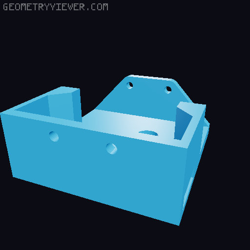 3D Printed RC Excavator (UPDATED) 3D model thumbnail
