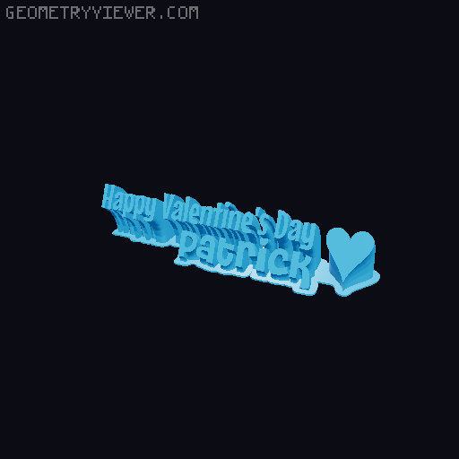 Happy Valentines Day... 3D model thumbnail