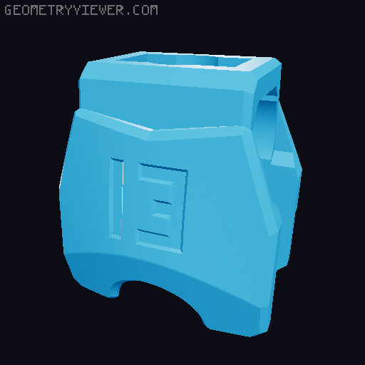 Dummy 13 1.0 Pencil Topper 3D model thumbnail