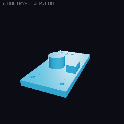 STEP Dummy for 18650 holder 3D model thumbnail