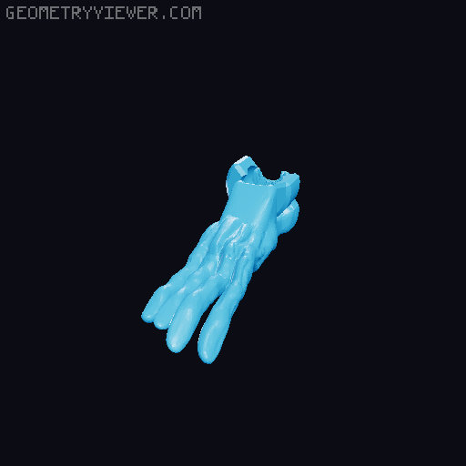 Siren Head meets Dummy 13 3D model thumbnail