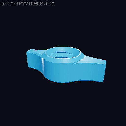 Universal Connector Holder 3D model thumbnail